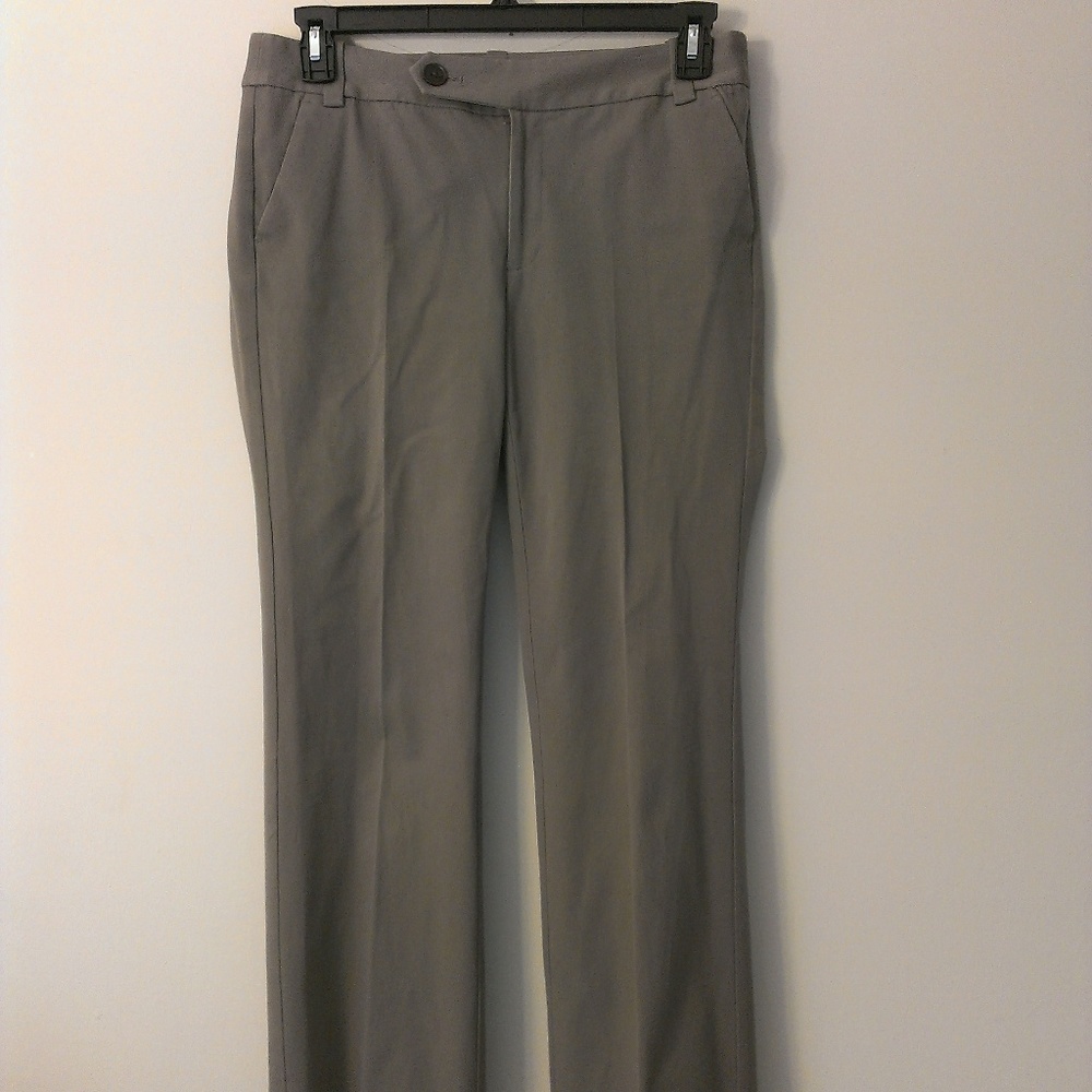 EDDIE BAUER WOMENS DRESS PANTS SHAW FIT 85 TAN EUC